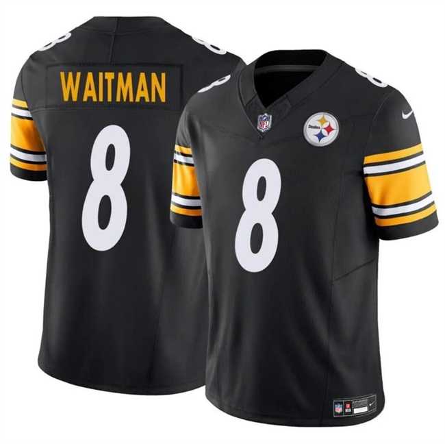 Men & Women & Youth Pittsburgh Steelers #8 Corliss Waitman Black 2024 F.U.S.E. Alternate Vapor Untouchable Limited Stitched Jersey